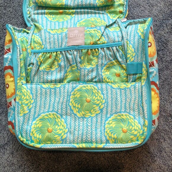 Amy Butler For Kalencom Sweet Traveler Ultimate Toiletry Bag Organic Cotton - Picture 7 of 15